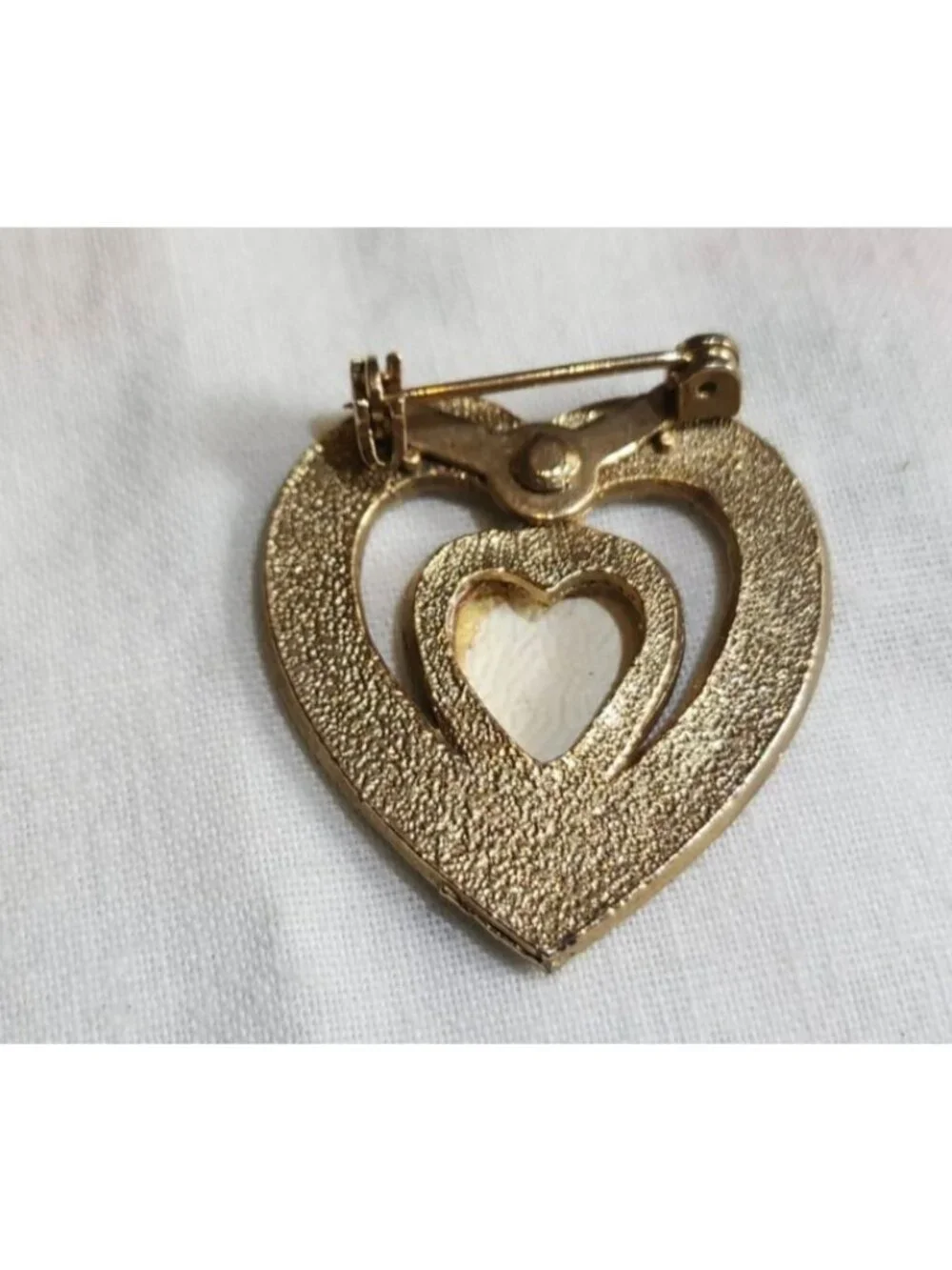 Vintage Gold-Tone Mother’s Pins MOP Enamel Rhinestones Mothers Day